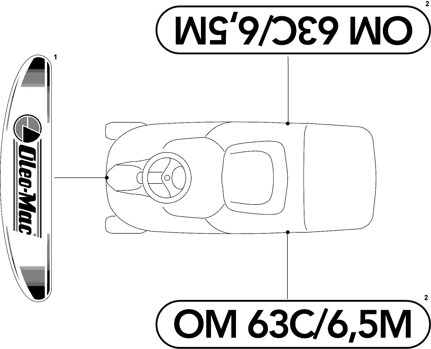 Vue éclatée OM 63C/6,5M Cat.2008