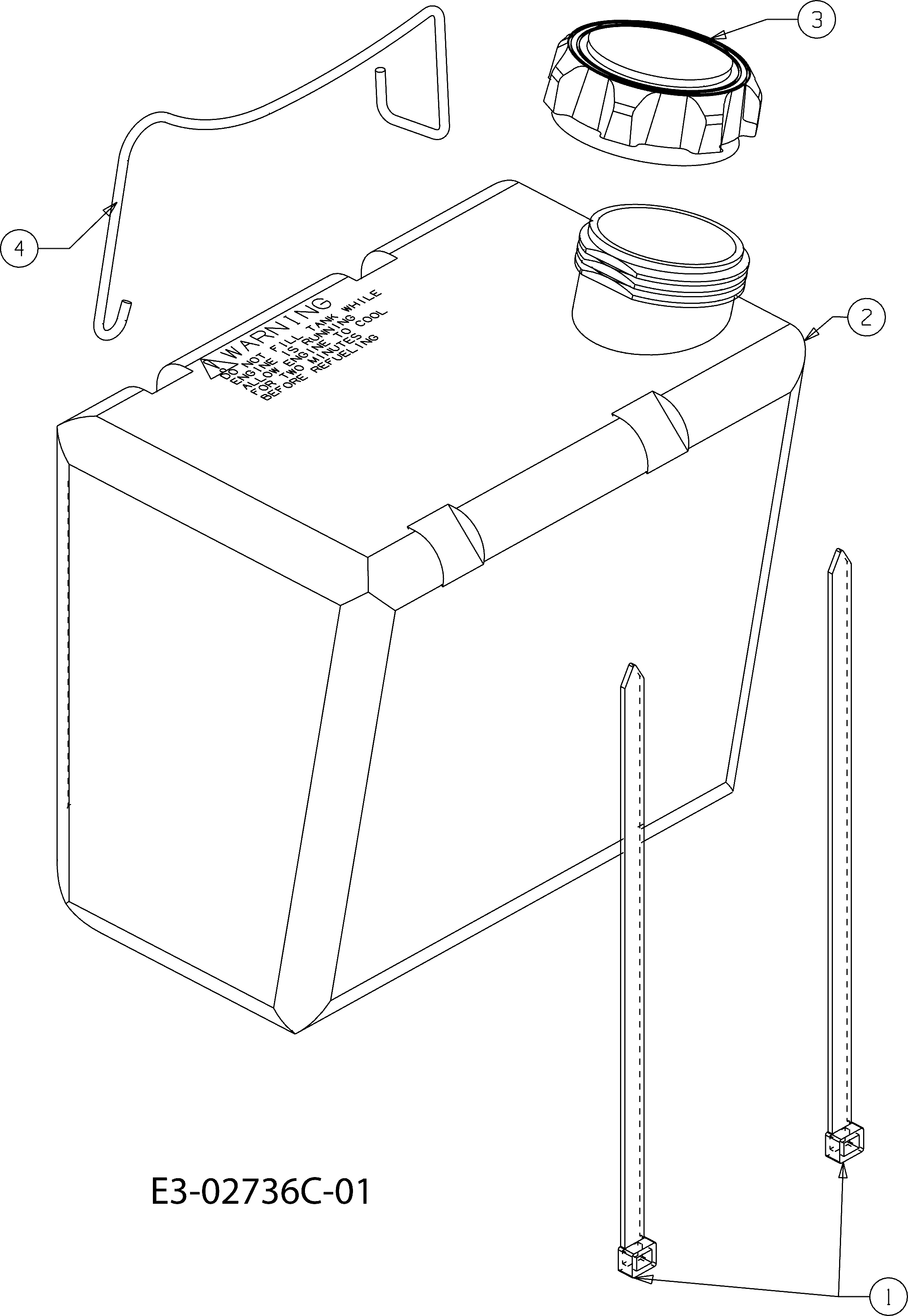 Vue éclatée POLO 108/15,5 H France Cat.2008