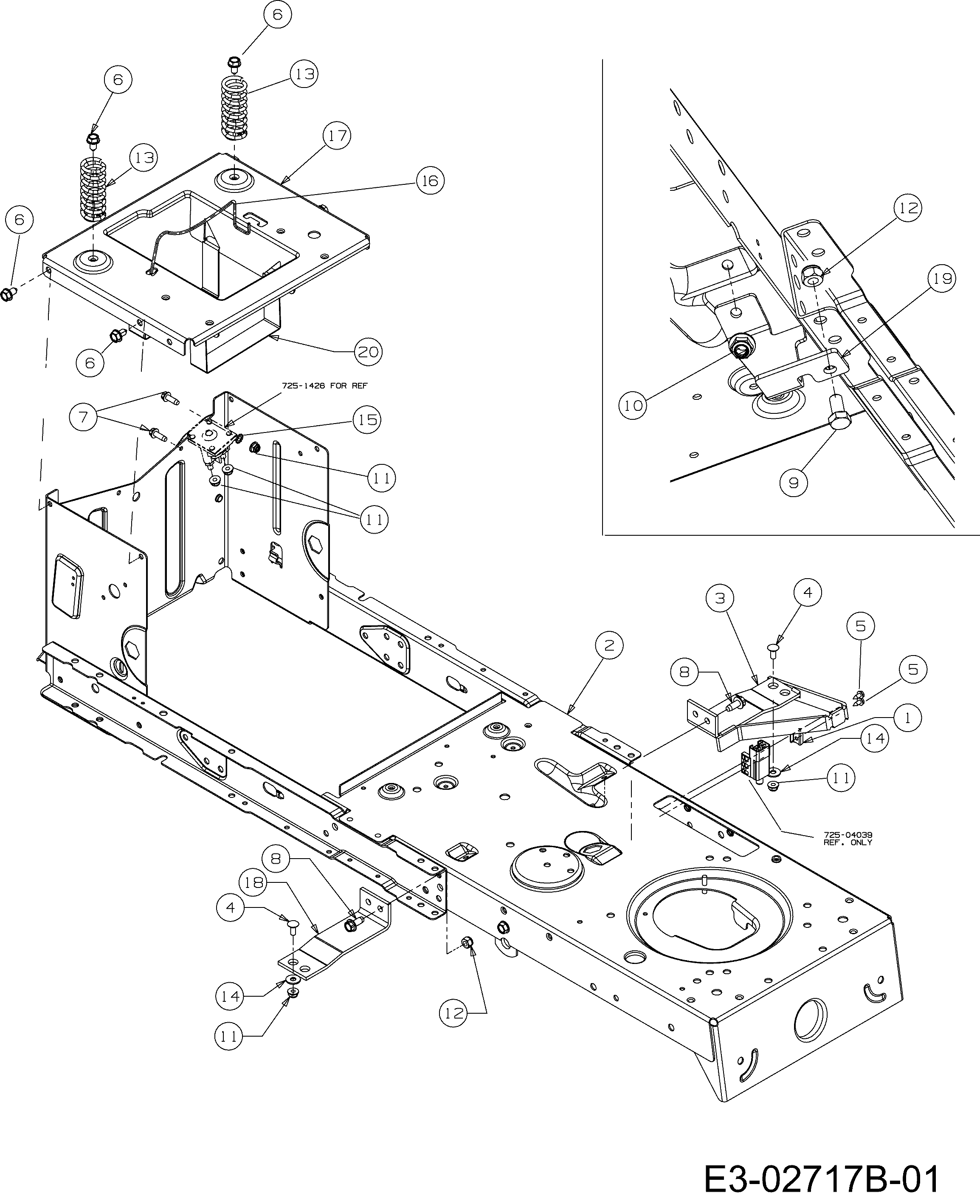 Vue éclatée POLO 108/20 H Cat.2008