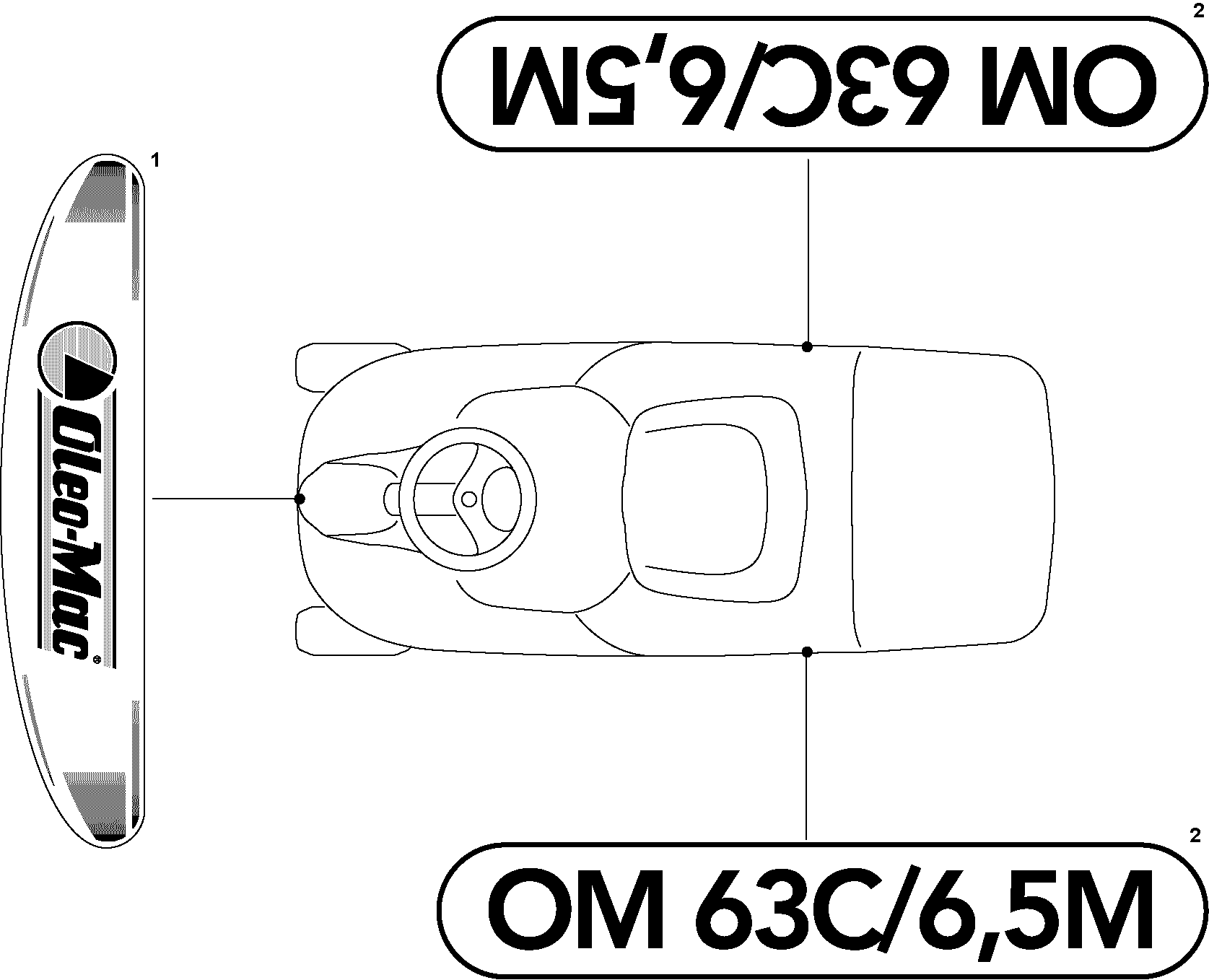 Vue éclatée OM 63C/6,5V Cat.2010