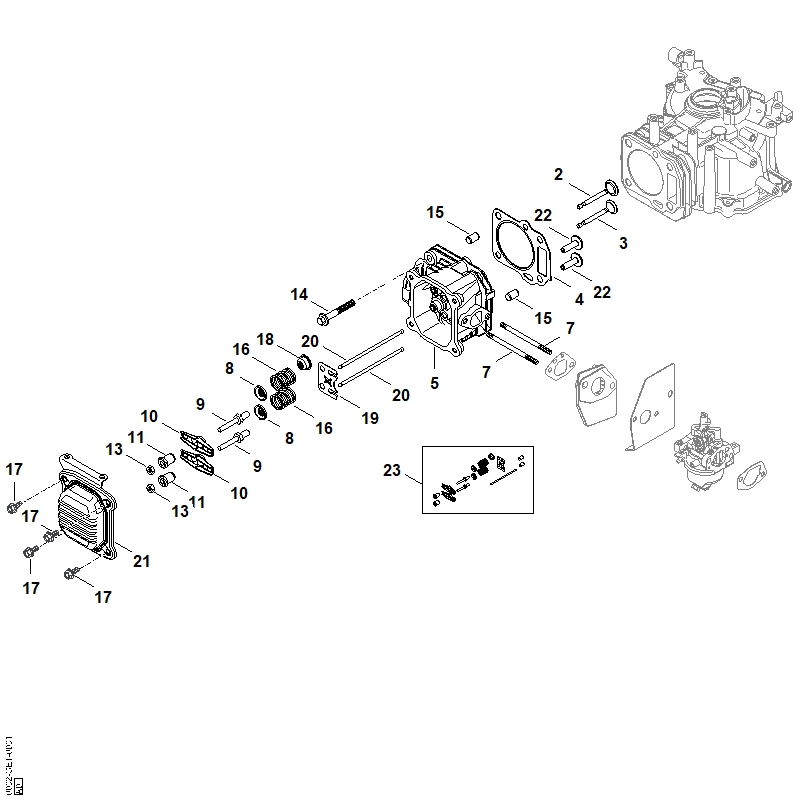 H - Couvre-soupapes, Soupape