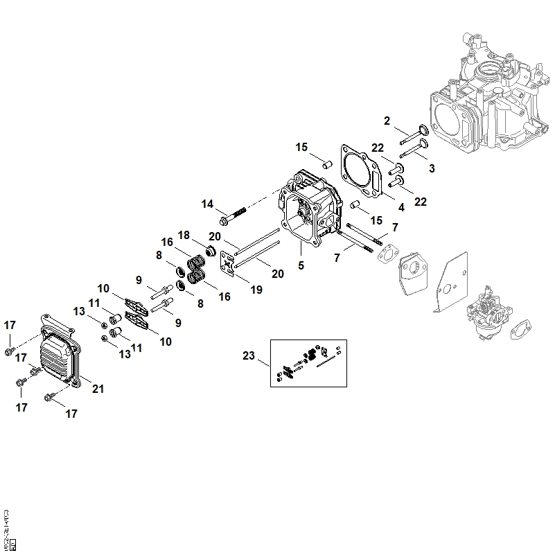 H - Couvre-soupapes, Soupape