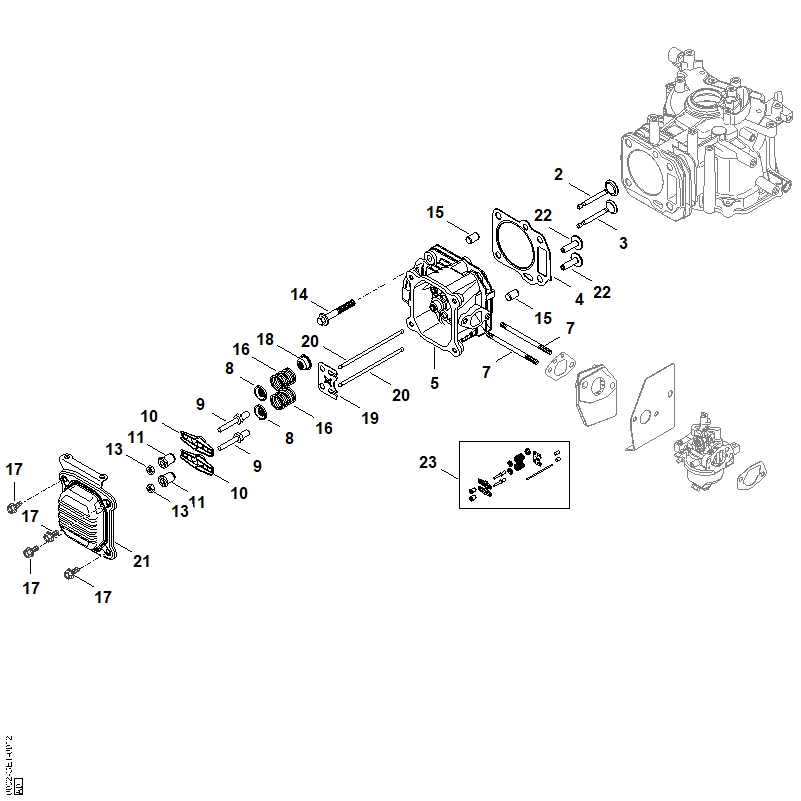 H - Couvre-soupapes, Soupape
