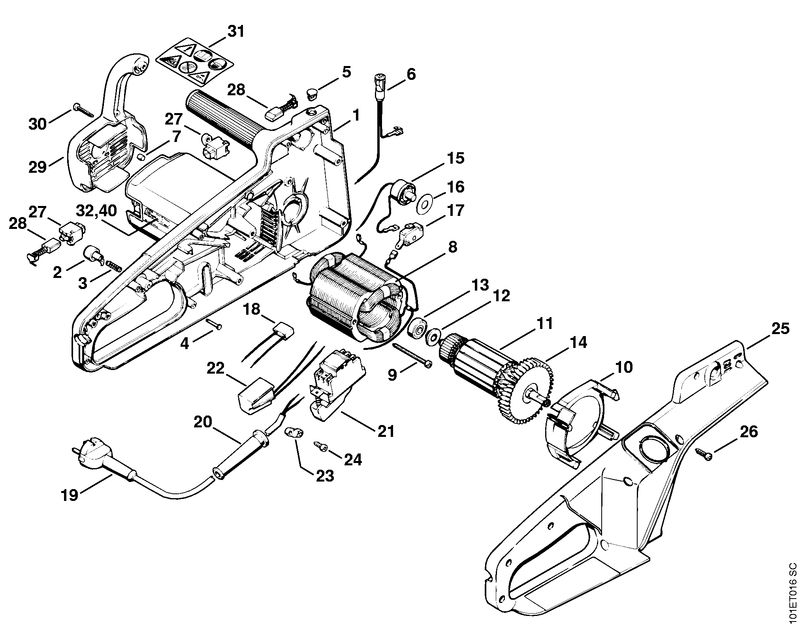 Moteur électrique E 220, E 20