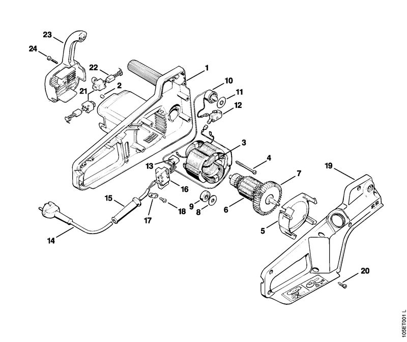 Moteur électrique E 14