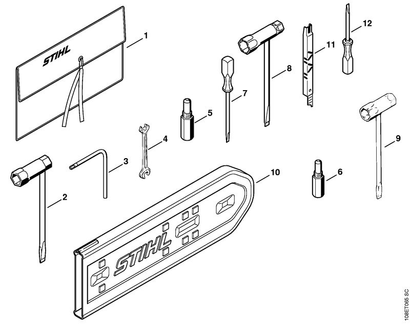 Outils, Accessoires optionnels