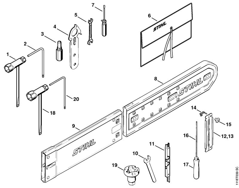 Outils, Accessoires optionnels