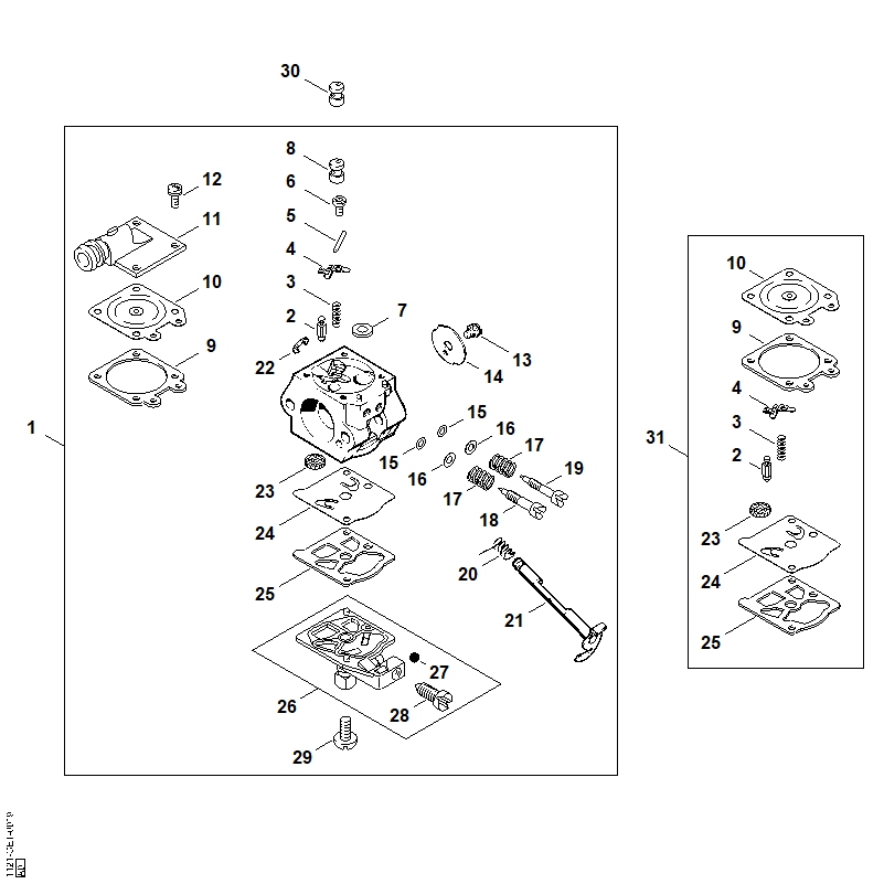 N - Carburateur WT-426 ⇥ 1 62 154 675, 2 62 187 361 (07.2004)