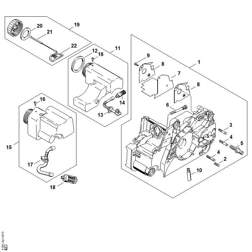 A - Carter moteur