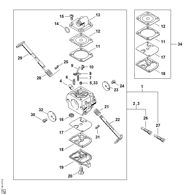 Carburateur C1Q-S57, C1Q-S57