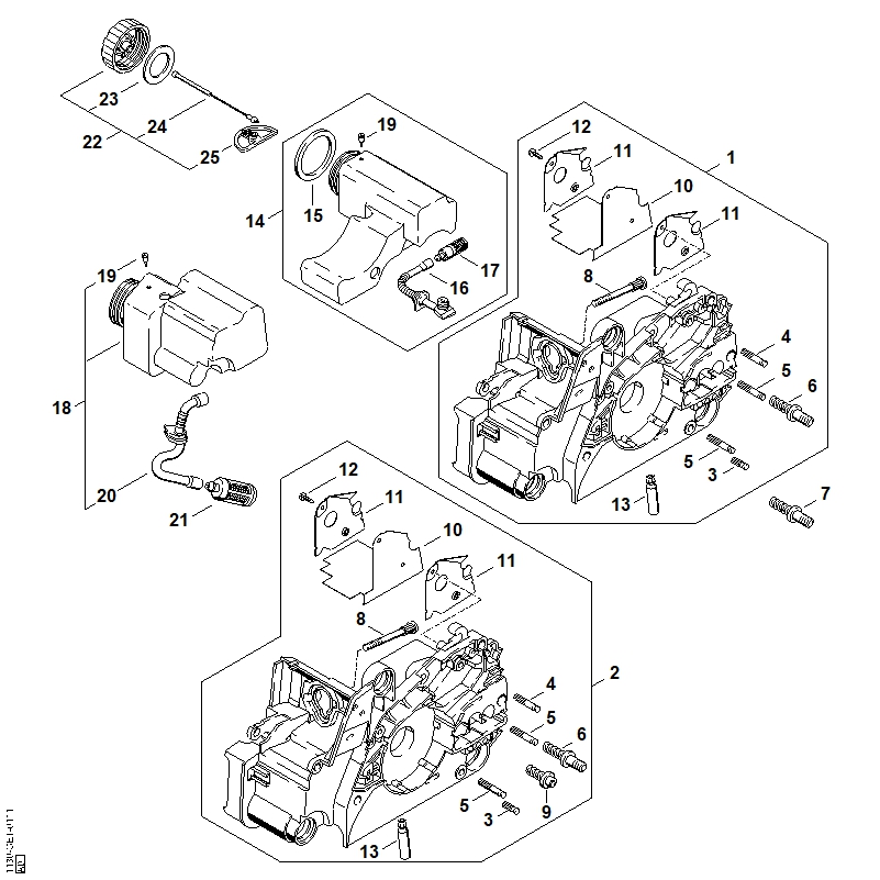 B - Carter moteur