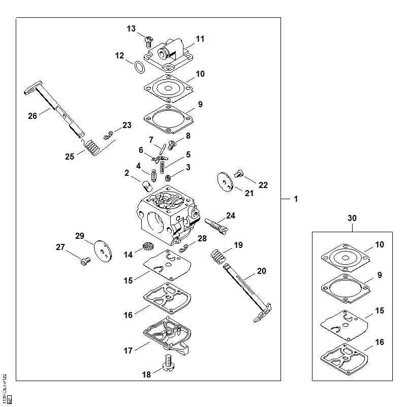 P - Carburateur C1Q-S152