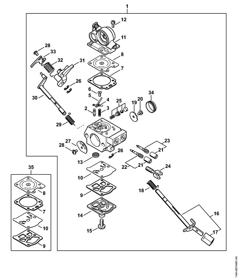 Carburateur WTE-16