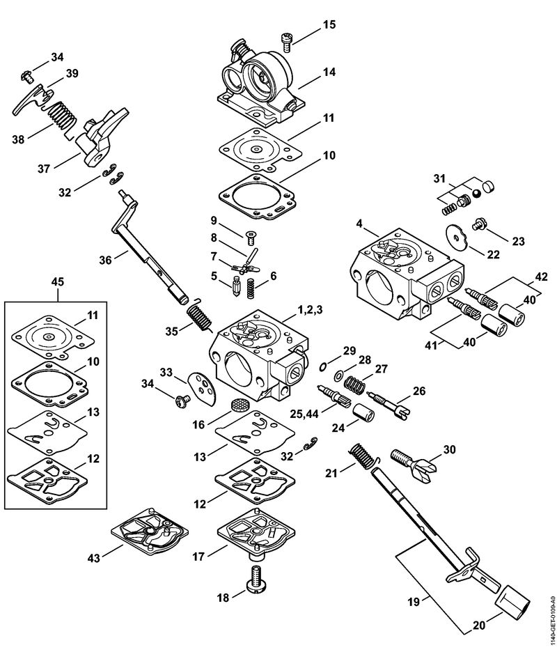 Carburateur WTE-8, WTE-18, WTE-20