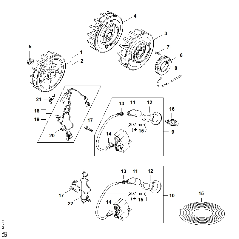 Système d'allumage, volant moteur
