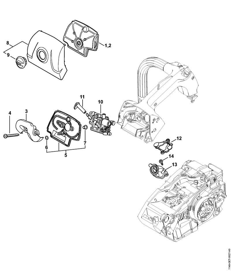Filtre à air, Couvercle de carter de carburateur