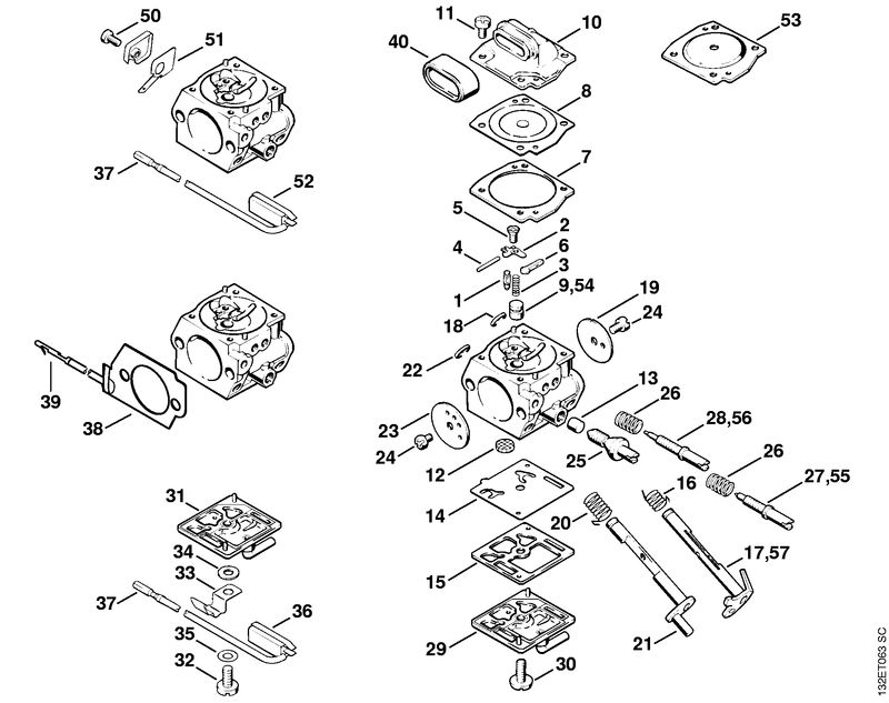 Carburateur C3M-S5, S24, S5, S20, S22, S23