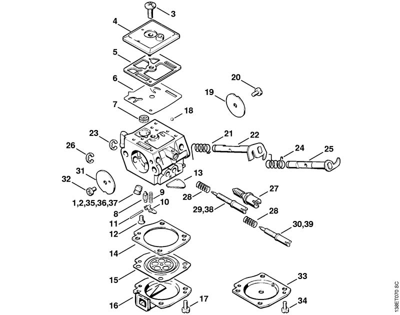 Carburateur C3A-S31, C3A-S65