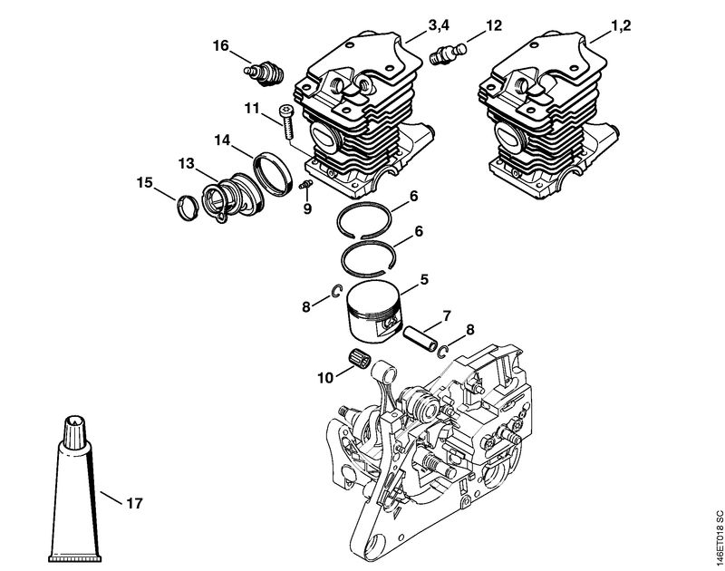 Cylindre MS 270