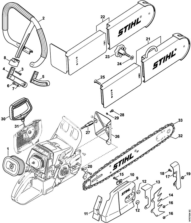 Kit de transformation tronçonneuse d'intervention rapide (27.2000), (31.2005)