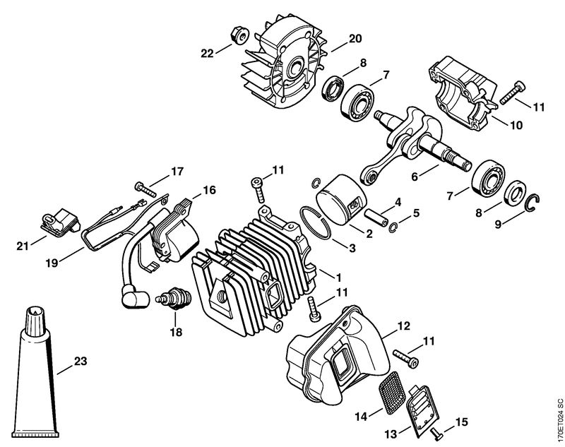 Cylindre avec piston, Dispositif d'allumage
