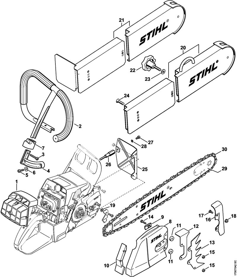 Kit de transformation tronçonneuse d'intervention rapide (27.2000), (31.2005)