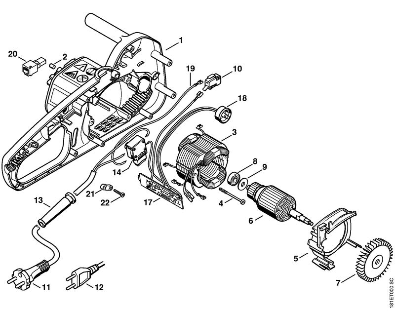 Moteur électrique MSE 200 C