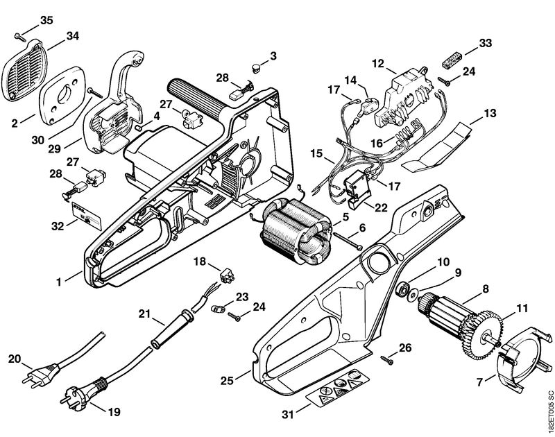 Moteur électrique MSE 220 C