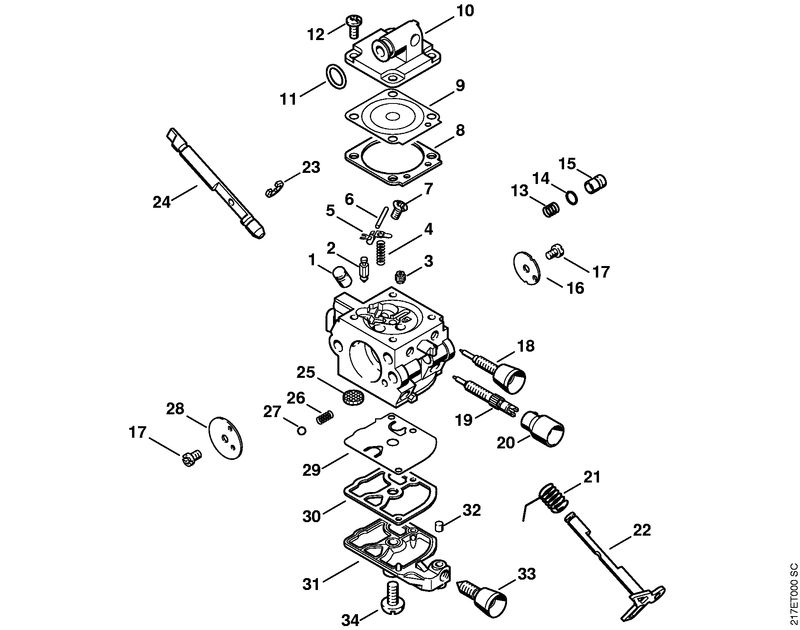 Carburateur C1Q-S125 BR