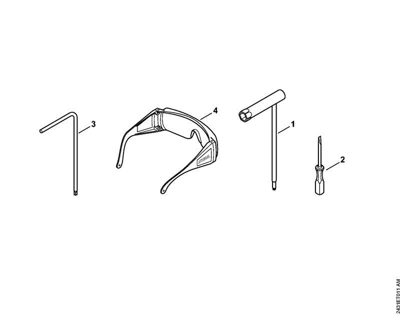 Outils, Accessoires optionnels