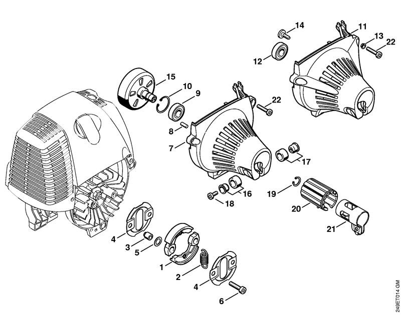 I - Embrayage, Carter de ventilateur