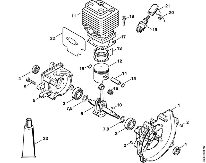 B - FR 135: Carter, Cylindre