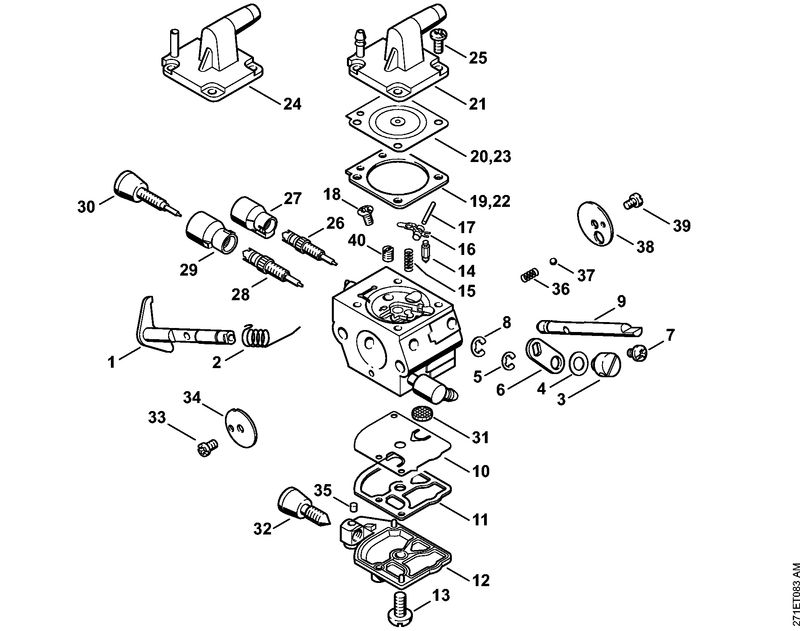 K - Carburateur C1Q-S162, C1Q-S164, C1Q-S83, C1Q-S139 FR 350