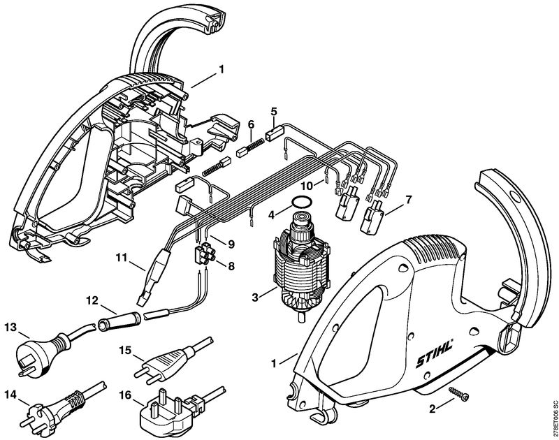 Carter moteur, Moteur électrique