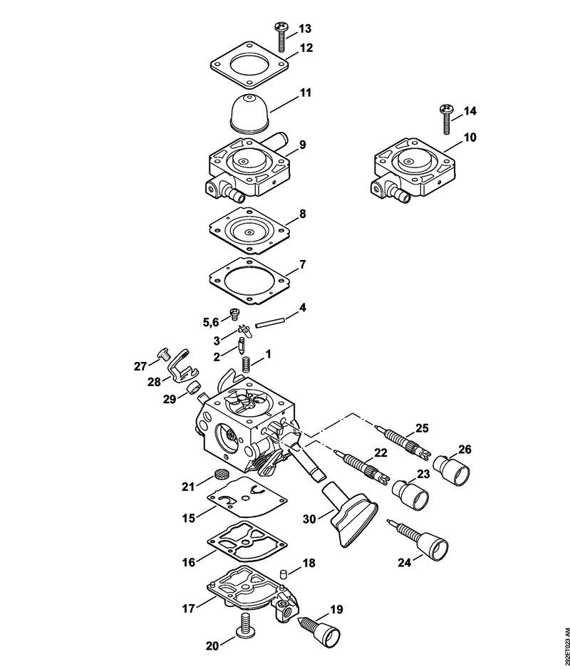 Carburateur C1M-S228, C1M-S203, C1M-S141