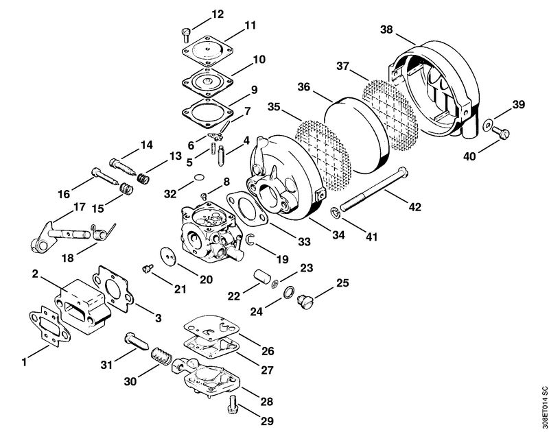 Carburateur, Filtre à air ⇥ X 13 524 140