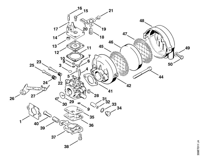 G - Carburateur, Filtre à air