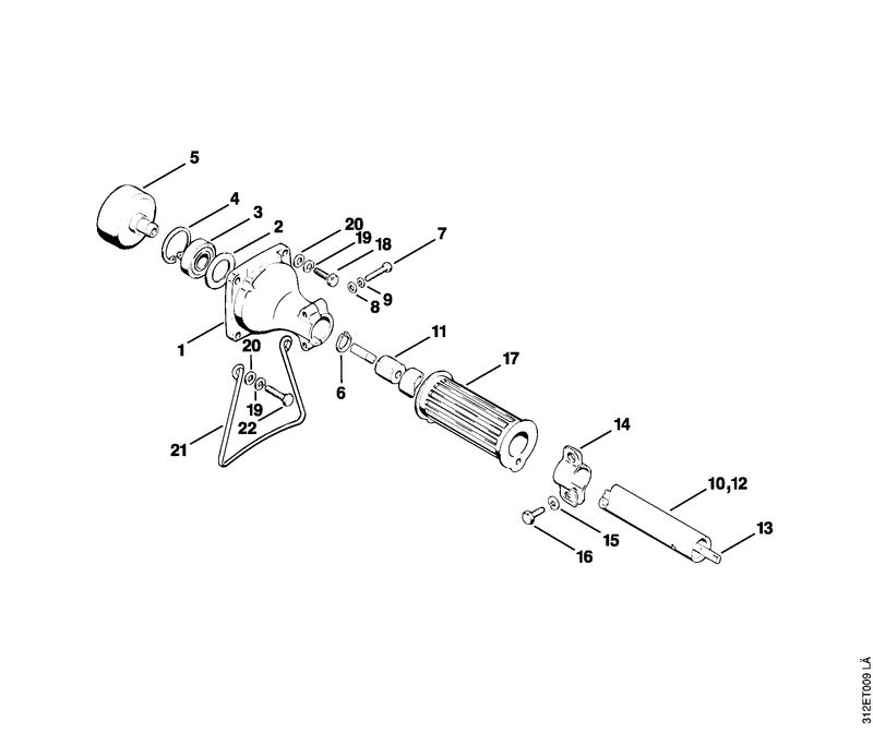 E - Carter d'accouplement, Tube complet