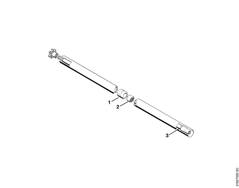 G - Tube complet, Tube support, Poignée tubulaire ⇥ X 12 817 754 (24.85)