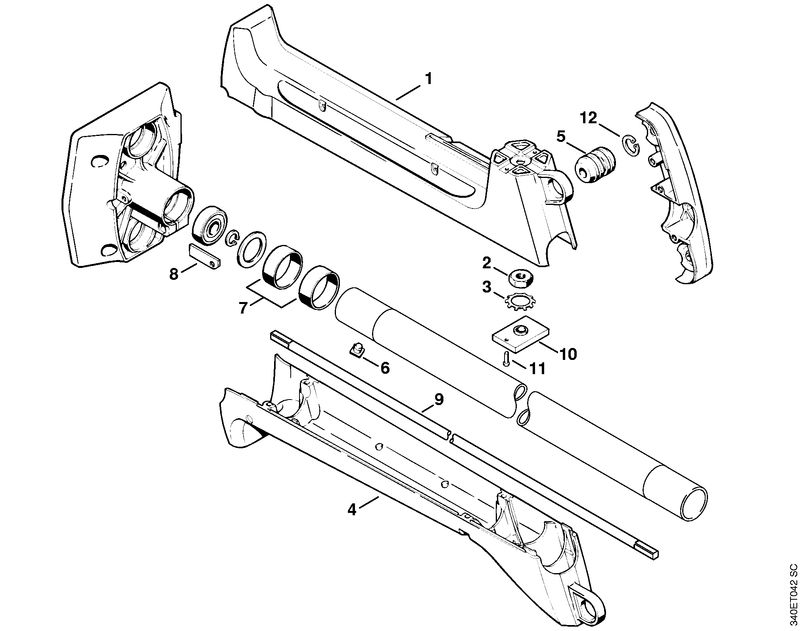 H - Tube complet, Carter d'accouplement ⇥ 19 317 784 (17.89)
