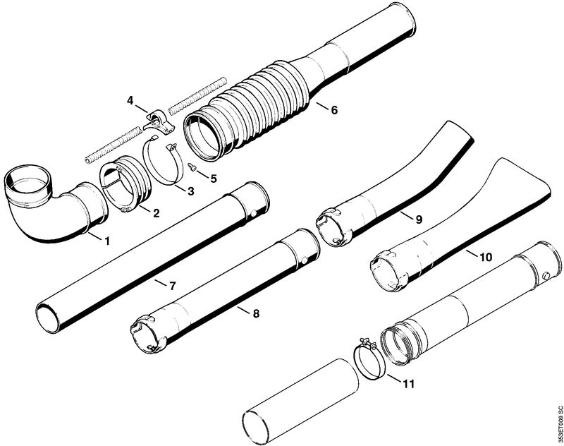 Tube à soufflet, Tube de soufflage