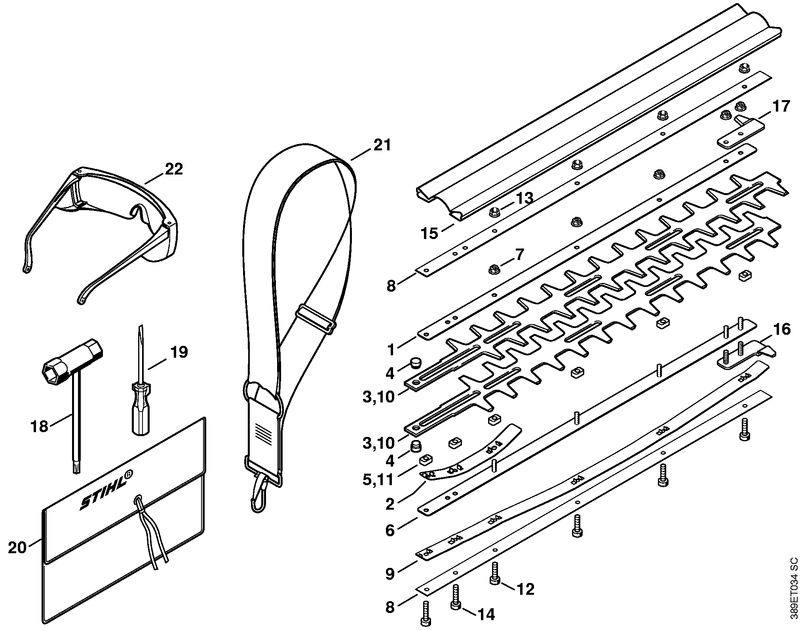 Couteau, Outils