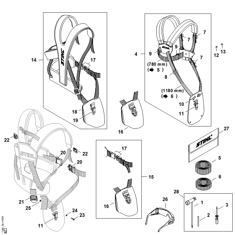 U - Outils, Bretelle double