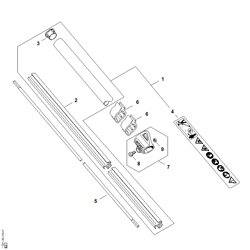 H - Tube complet