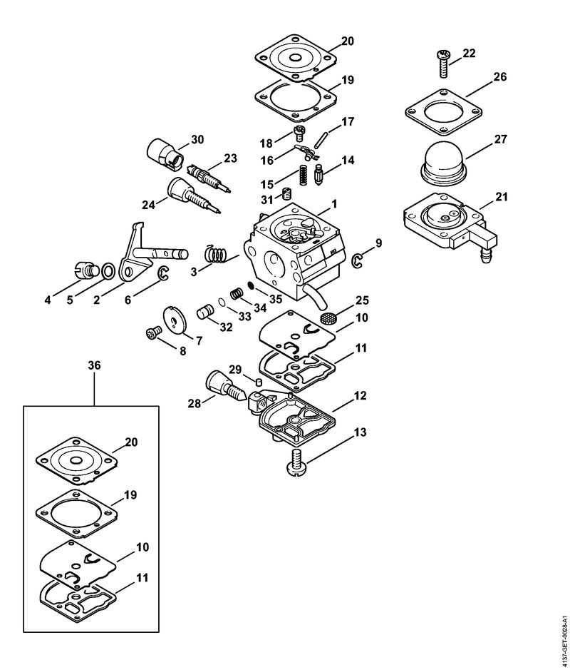 K - Carburateur 4137/23 BR