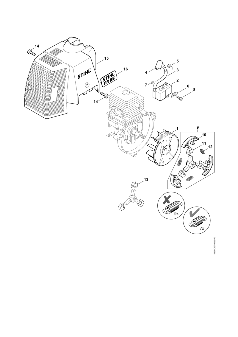 C - Dispositif d'allumage, Embrayage