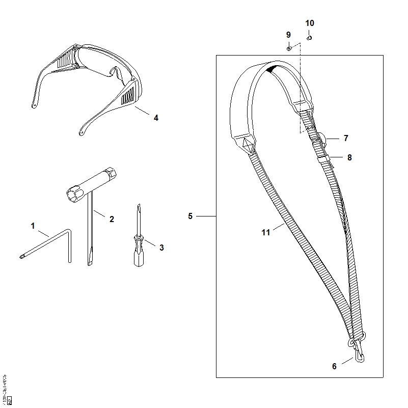 Outils, Accessoires optionnels