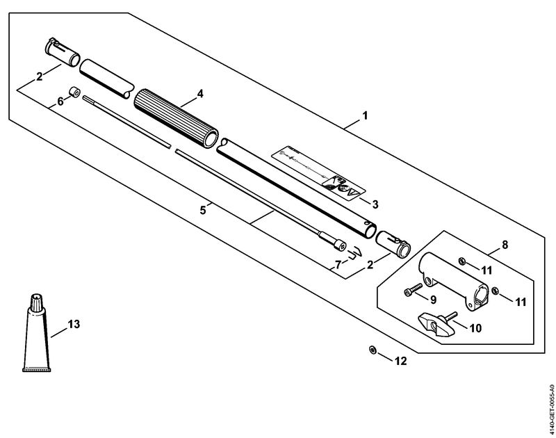 Rallonge de tube 1 m HT-KM