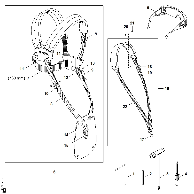P - Outils, Accessoires optionnels
