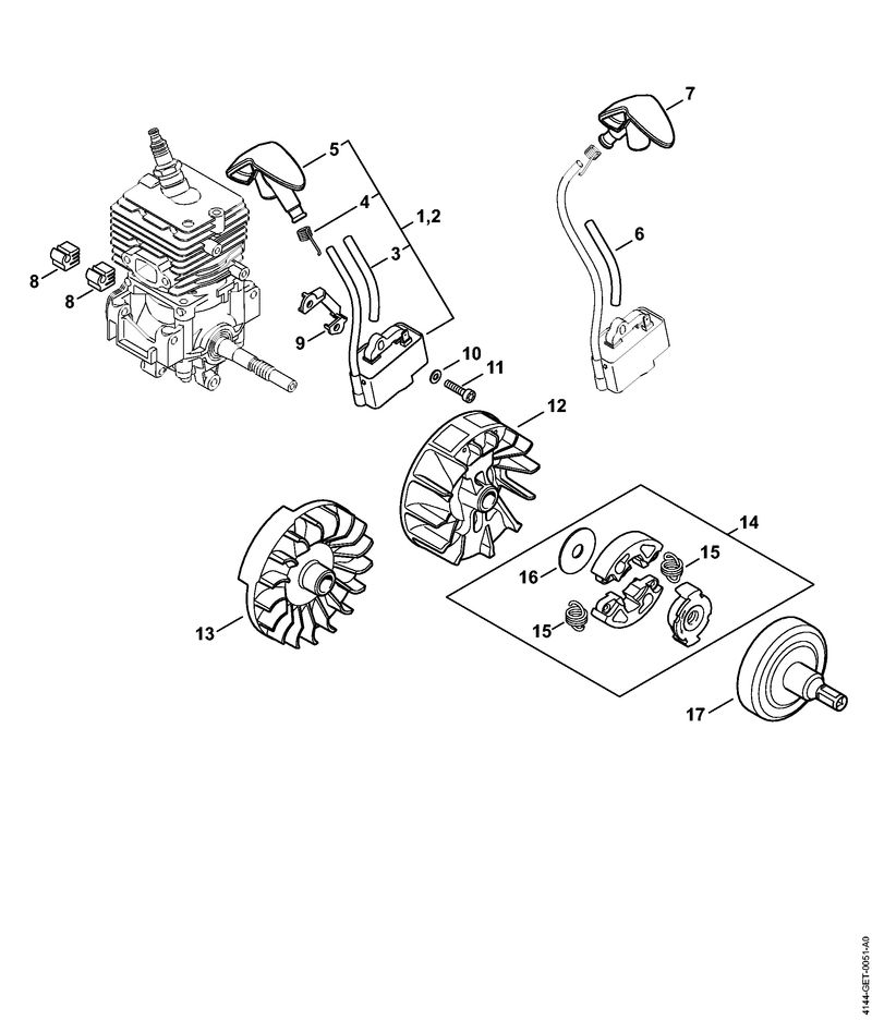 H - Dispositif d'allumage, Embrayage